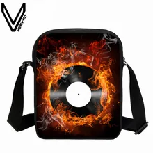 VEEVANV мужские дорожные сумки классные 3D хип хоп сумки-почтальонки с рисунком для детей повседневные музыкальные вечерние сумки на плечо CD музыкальный фестиваль DJ