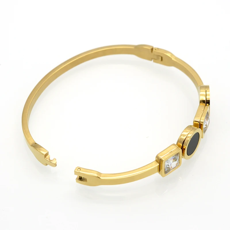 Женский браслет из нержавеющей стали 316L с фианитами|bracelets for|charm braceletbracelets for women |