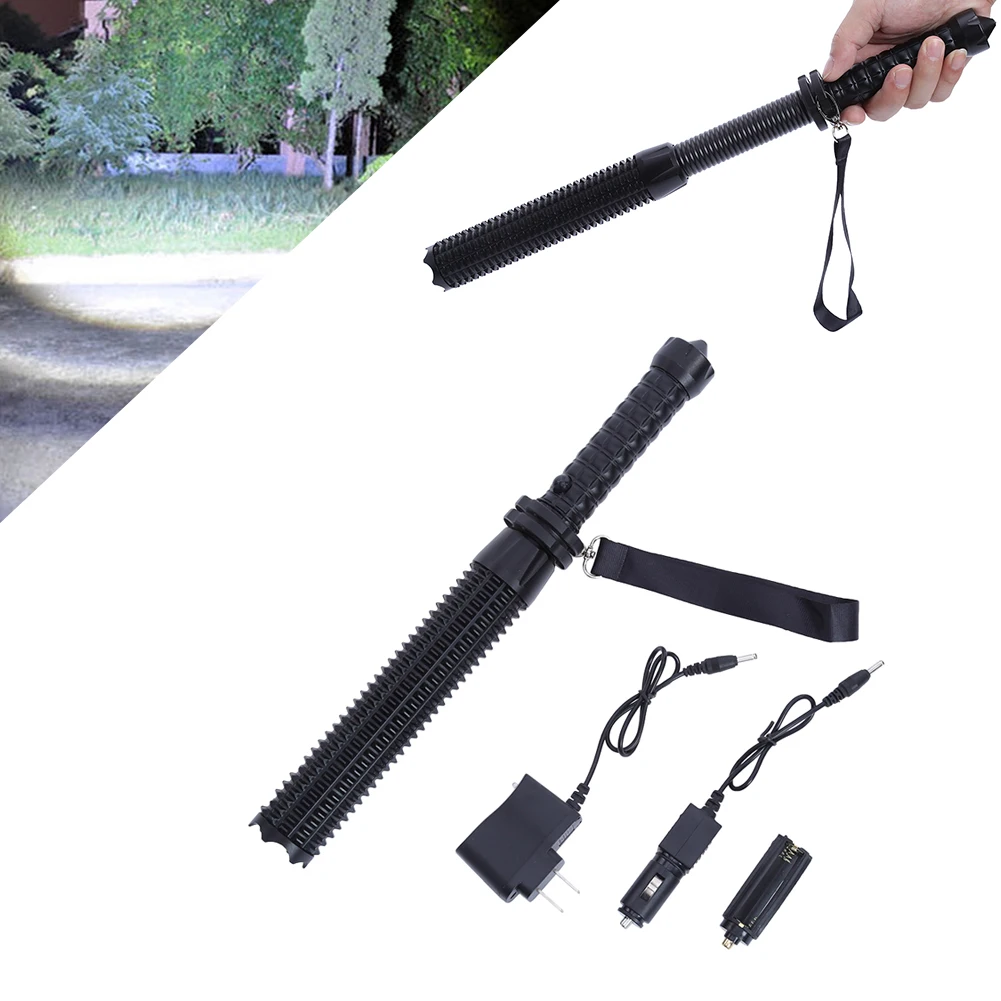 

Direct Charge/Car Charger 500 Lumens LED Flashlight Rechargeable Telescopic Armor Anti-body Outdoor Lighting Flashlight