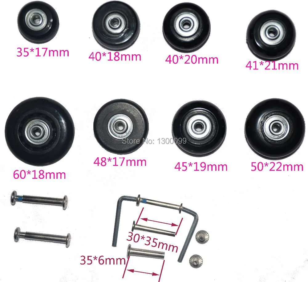 suitcase with inline wheels