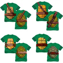 Cartoon TMNT Teenage Mutant Ninja Turtles Baby Kids Boys Tops T shirt Costume