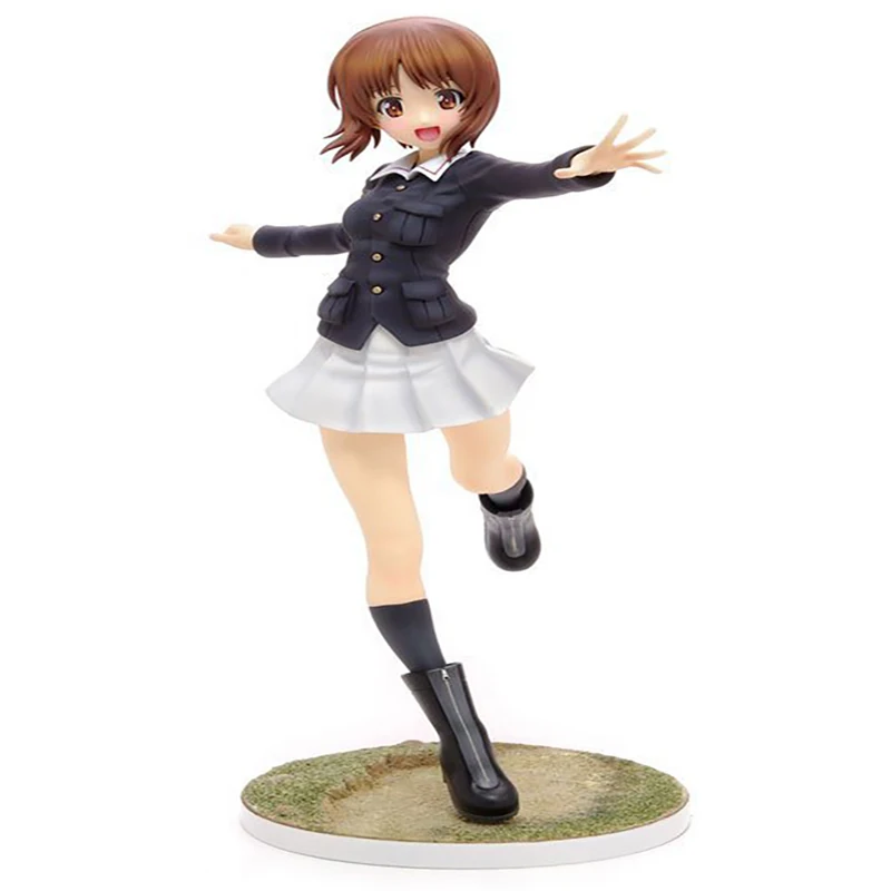 

Girls And Panzer Action Figure Panzer Clothes Ver. Nishizumi Miho Doll PVC Action Figure Collectible Model Toy 22cm KT3558