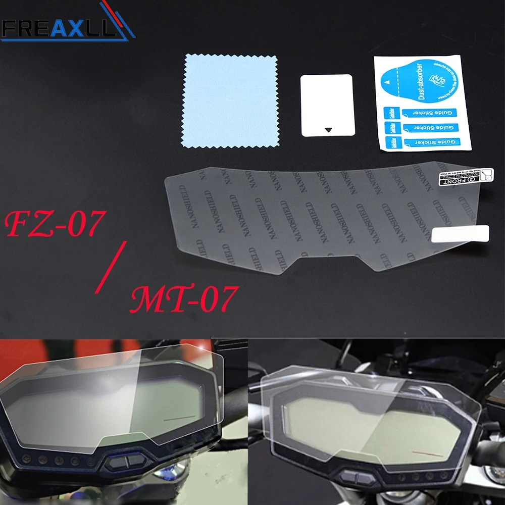 

MT-07 FZ-07 MT 07 Motorcycle Dashboard Cluster Scratch Screen Protection Film Protector For Yamaha MT07 FZ07 FZ 07 2013-2017