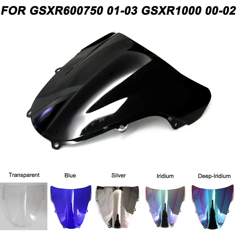 

For 01-03 Suzuki GSXR600 GSXR750 K1 GSXR1000 K2 Motorcycle Windscreen Windshield GSXR 600 750 1000 Accessories 2001 2002 2003