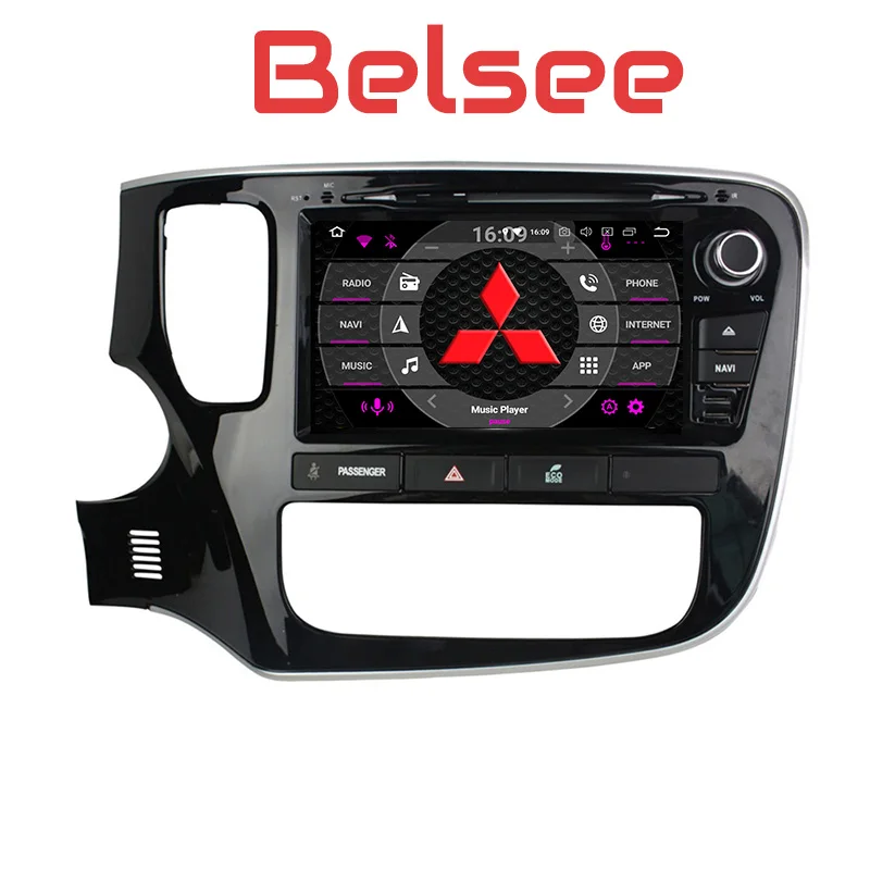 

Belsee Android 8.0 Radio Octa Core Car Multimedia Player Stereo Head Unit GPS Navigator for Mitsubishi Outlander 2014 2015 2016