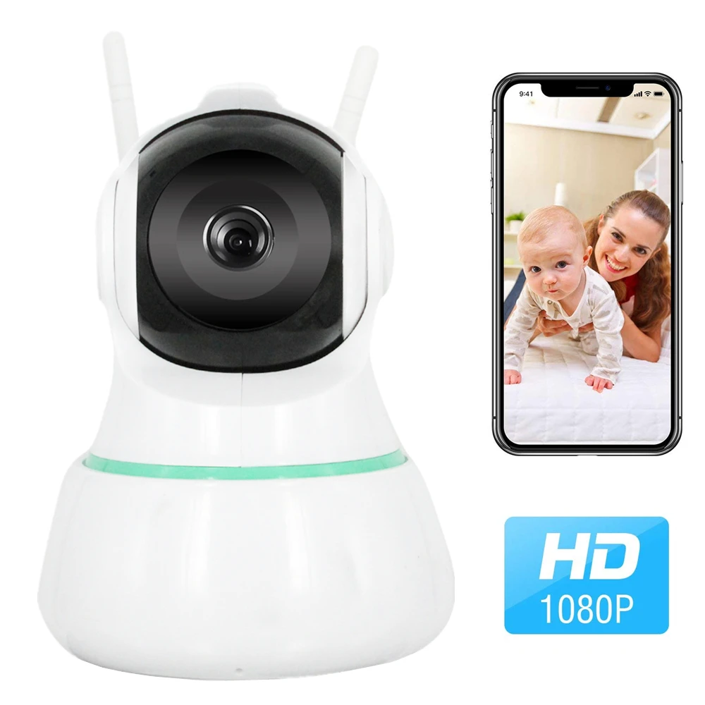 

1080P HD Wifi IP Camera Wireless Network Smart Home Security 2.0MP Surveillance Camera Night Vision IR Motion Detection Monitor