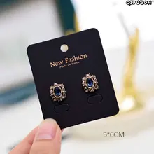 100 шт/точка/мини-карта, ручная работа ювелирные бирки, серьги, Висячие бирки, брошь, ожерелье бирки для демонстрации одежды бумажные бирки на заказ 2019053