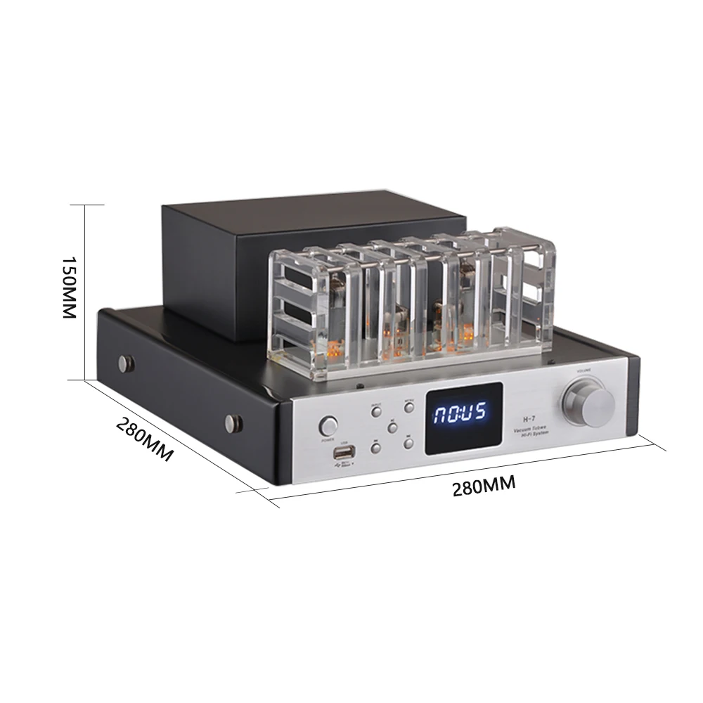 AIYIMA HIFI 6N13 6F1 трубка усилитель мощности 2 1 каналов Bluetooth 4 0 100Wx2 аудио трубчатый с