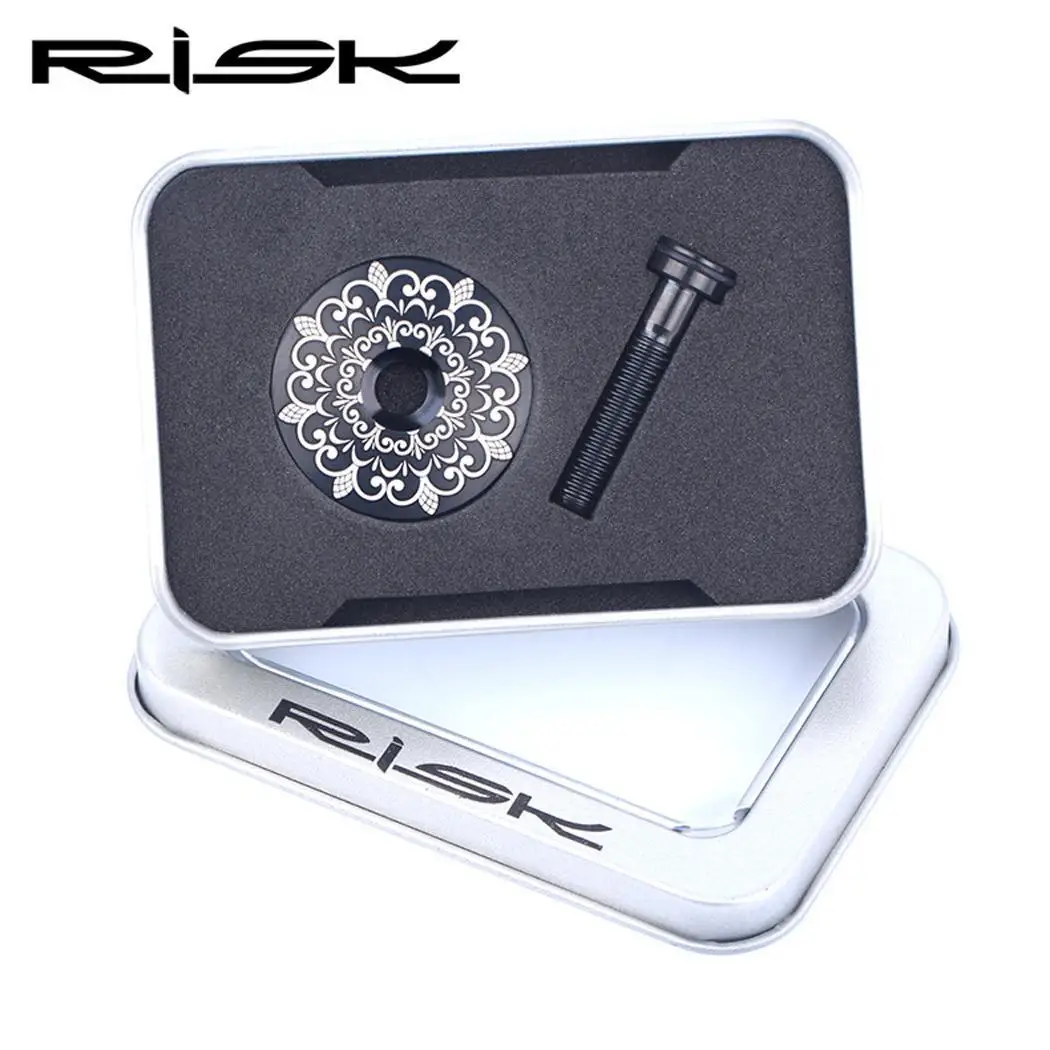 

Lightweight Titanium Alloy Bicycle Headset Cap Bike Headset Set Stem 28.6mm/1.1inch Solid, Galaxy, Totem Bolt