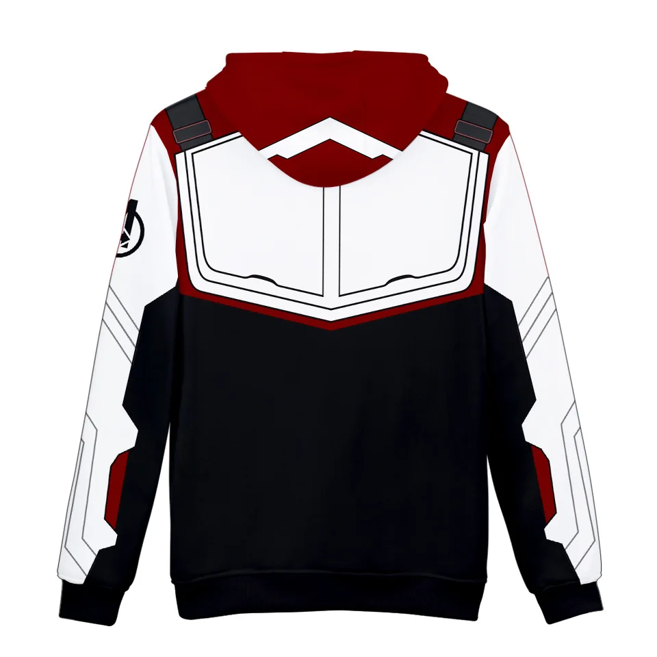 Children Avengers Endgame Quantum Realm Captain America Hoodies Cosplay Costume Kids Sweatshirt Superhero T shirt Coat Girls Boy