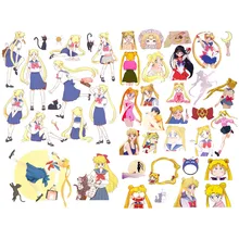 1 шт. Kawaii аниме Сейлор Мун корейский Precut украшения наклейки Настольный органайзер школьные принадлежности офисные аксессуары