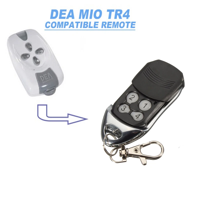 

1pcs DEA rolling code 433mhz gate garage remote control compatible DEA GT2, GT4 ,MIO TR2, TR4,GENIE 273,GOLD 288,MIO TR2 remote