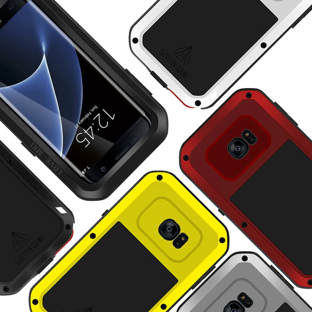 

Armored Hybrid Cover Case Waterproof Case Fundas Housing Water/Dirt/Shock/Rain Proof For Samsung GalaxyS7 S7 Edge Case