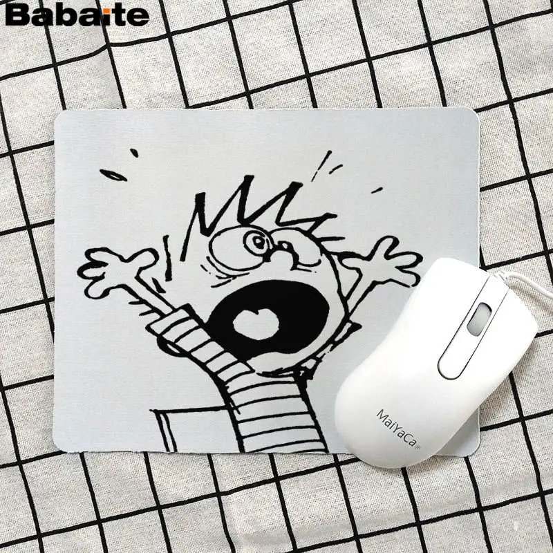 Babaite крутой новый Calvin Hobbes силиконовый коврик для мыши хит продаж оптовая продажа