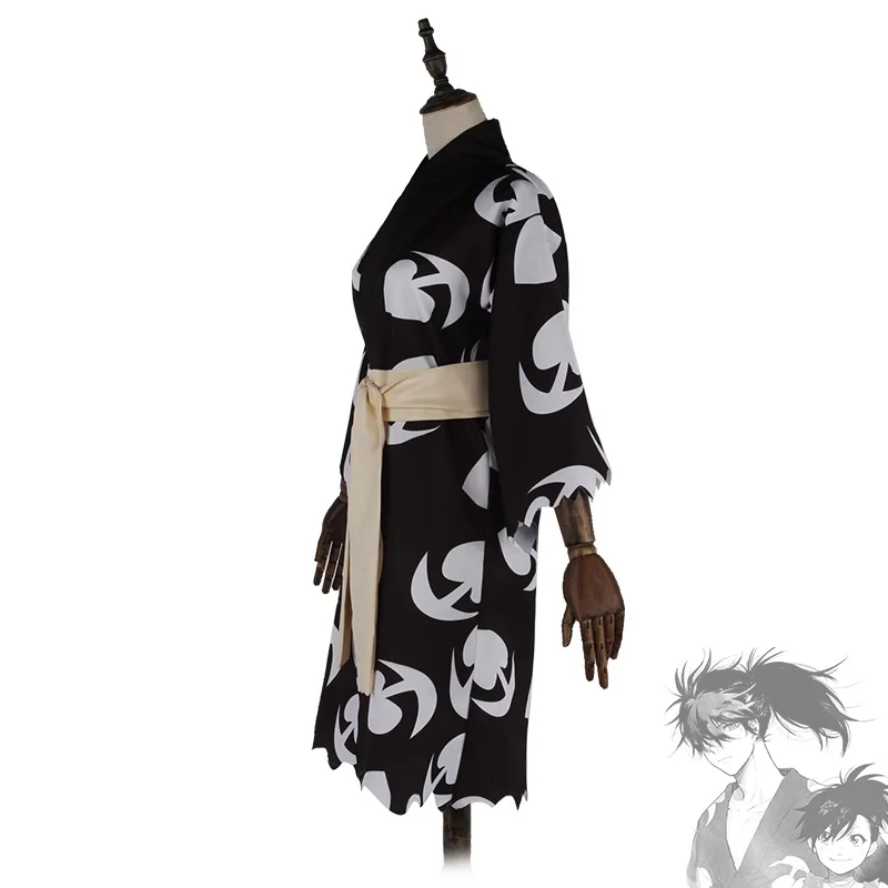 2019 Горячая Janpnese аниме Dororo Косплей Костюм хиаккимару кимоно костюм для косплея