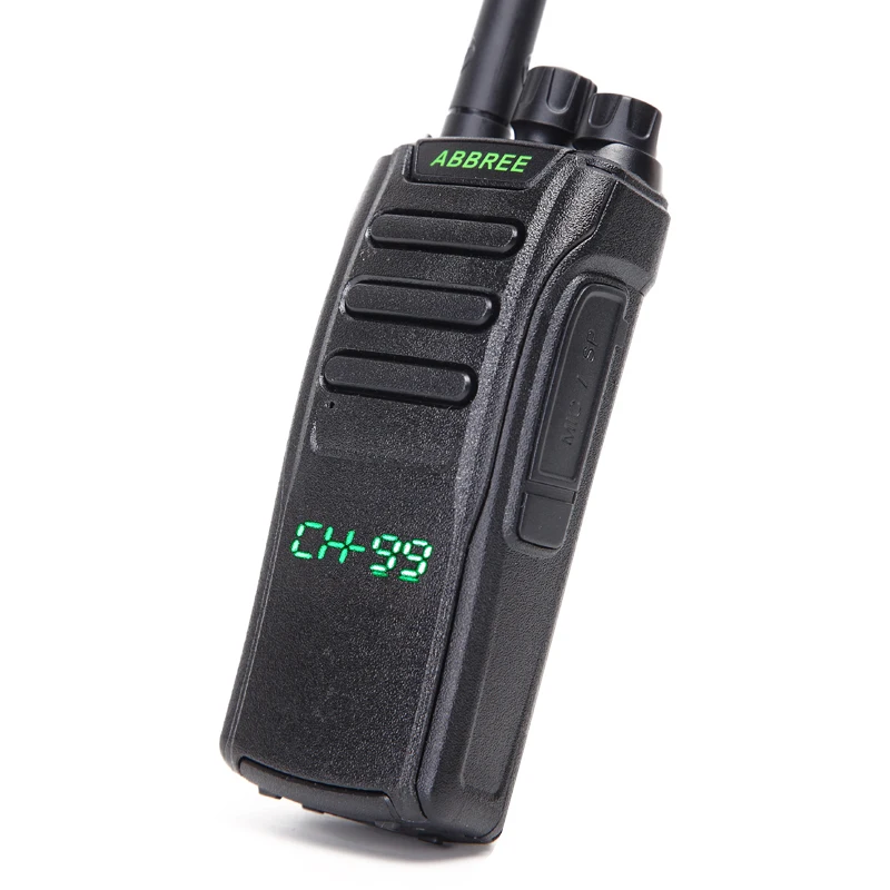 ABBREE AR Q10 10W Мощный 99CH светодиодный скрытый экран UHF 400 470Mhz 3000mAh батарея дальнего