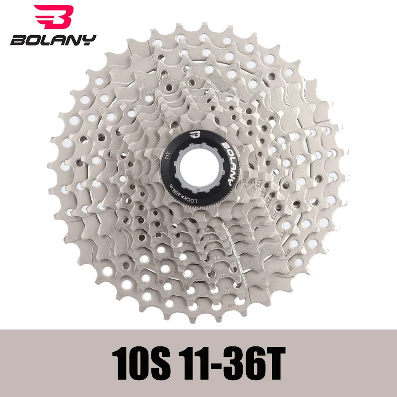 BOLANY Bike Cassette MTB 10 Speed 11-50T Freewheel Sprocket Gear Ratio Flywheel