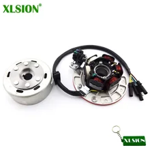 XLSION Магнитный статор ротор комплект со светом для YX 140cc 150cc 160cc датчик давления мотоцикл для езды по бездорожью мотоцикл thumpstar SDG GPX SSR
