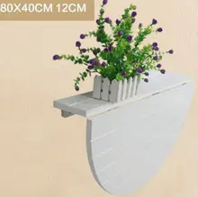 80*40 см Современный настенный обеденный стол из массива дерева складной стол настенный садовый столик