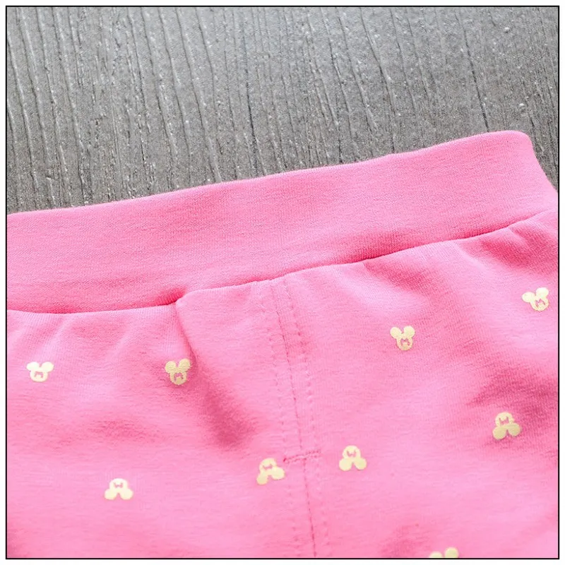 Daivsxicai/штаны модные милые штаны для маленьких девочек с рисунком м классические универсальные штаны для маленьких девочек от 7 до 24 месяцев