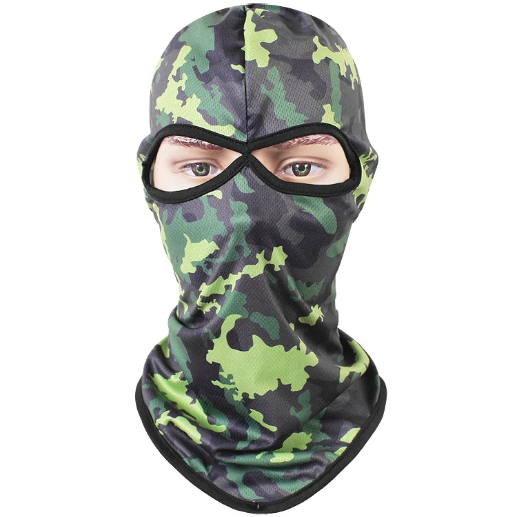 S97 камуфляжная маска для лица быстросохнущая охотничья маска для тактических игр, головной убор, закрывающий лицо Балаклава для активного отдыха на велосипеде зимняя теплая маска для лица шапка - Цвет: M