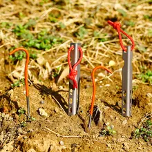 Titanium Outdoor Nail Camping Tent Special Ground Nail Small Light Hard Titanium Alloy Nail 16mm