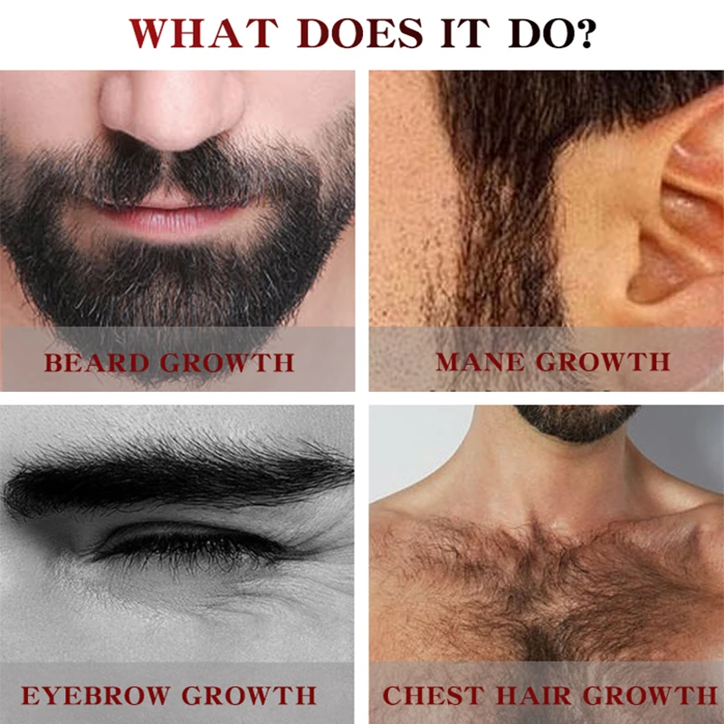 Hot 100 New Natural Men Growth Beard Oil Organic Beard Wax Balm