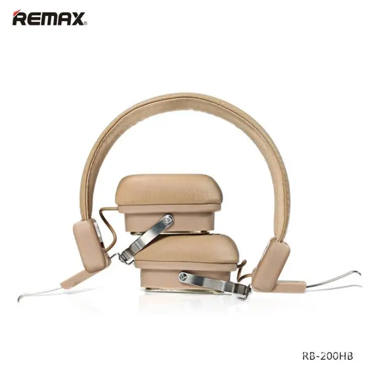 REMAX-200HB беспроводная гарнитура с Bluetooth для прослушивания музыки с HD микрофоном шумоподавление Отмена высококачественный звук 3D стерео