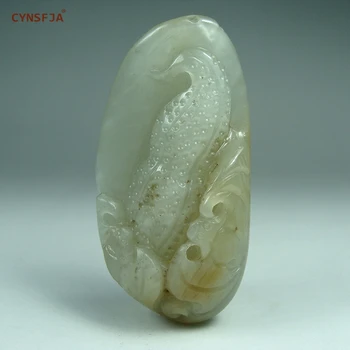 

Xinjiang Nephrite River Jade Certified Natural Chinese Hetian Seed Jade Wealth Pendant High Quality Hand Carved Birthday Gifts