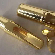 1 комплект металлических мундштук саксофона сопрано Лигатура и колпачок 6#7#9