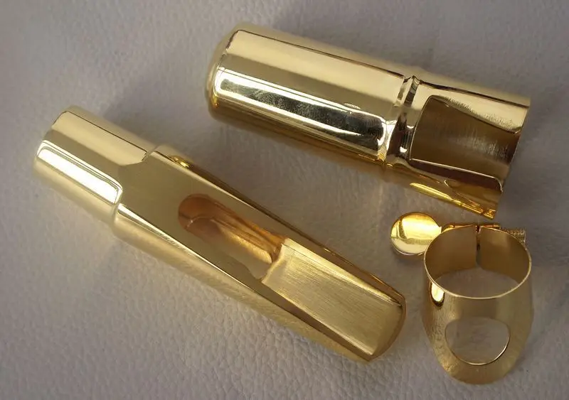 1 set metal Soprano Sax mouthpiece ligature and cap 6 7 9mouthpiece