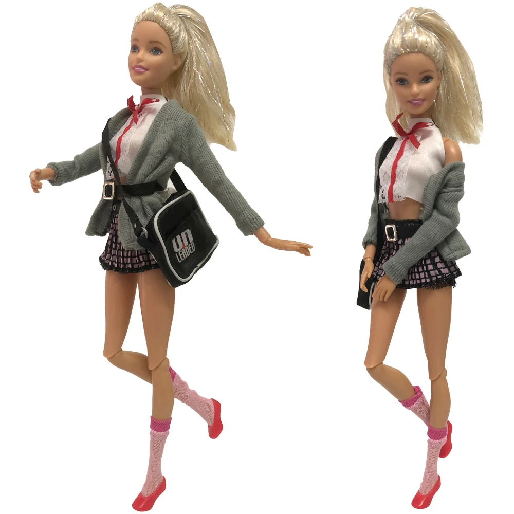 NK One Set Original Doll Clothes Handmade Party Outfit Fashion Dress Custom Fit Maxiskit For Barbie Original Doll B027