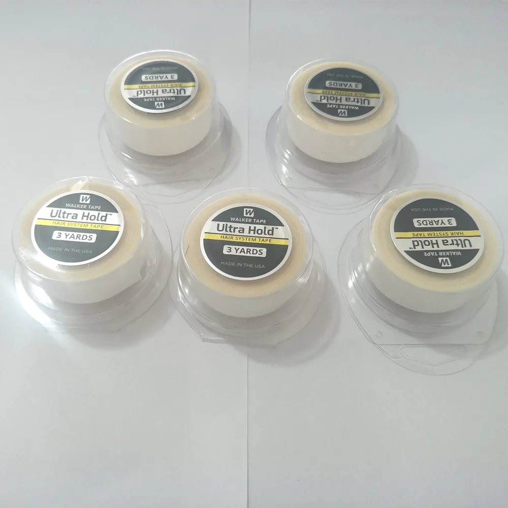Roll tapes for attaching hair pieces in Ultra hold 3 yardin Adhesives