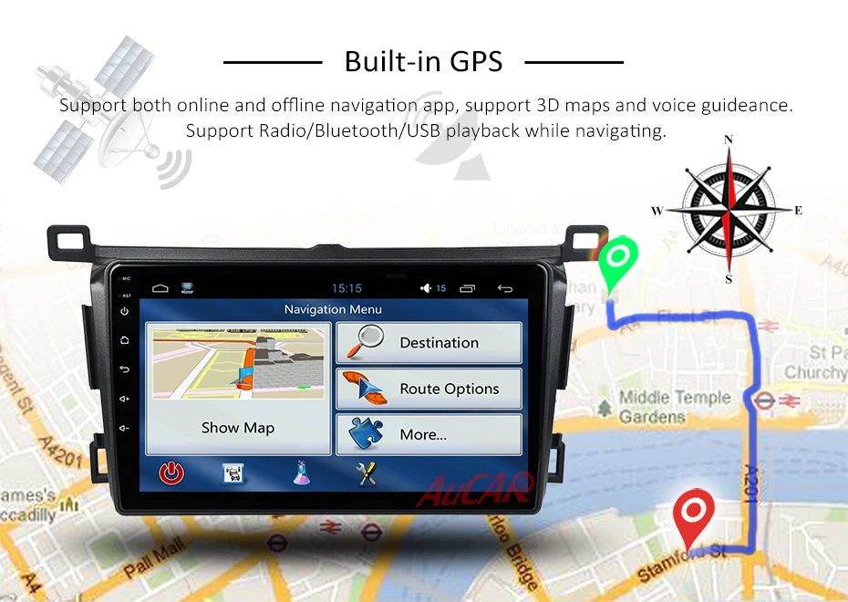 Cheap 9" 2 Din 1 Din Android 8.1 Car Radio for Toyota RAV4 2013 2014 2015 2016 2017 2018 2019 Stereo Video GPS Multimedia 13