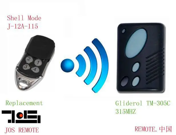 

After market Gliderol remote Compatible with TM-305C, gliderol garage door remote ,Gliderol roller door remote