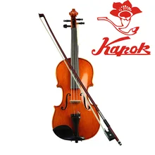 Капок V013 Скрипка для начинающих, ручная работа, игра на скрипку капок, Высококачественная красная скрипка