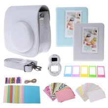 OOTDTY 7Pcs/Set Vintage Camera Bag Case Kit For Fujifilm Instax Mini9 With Selfie Lens