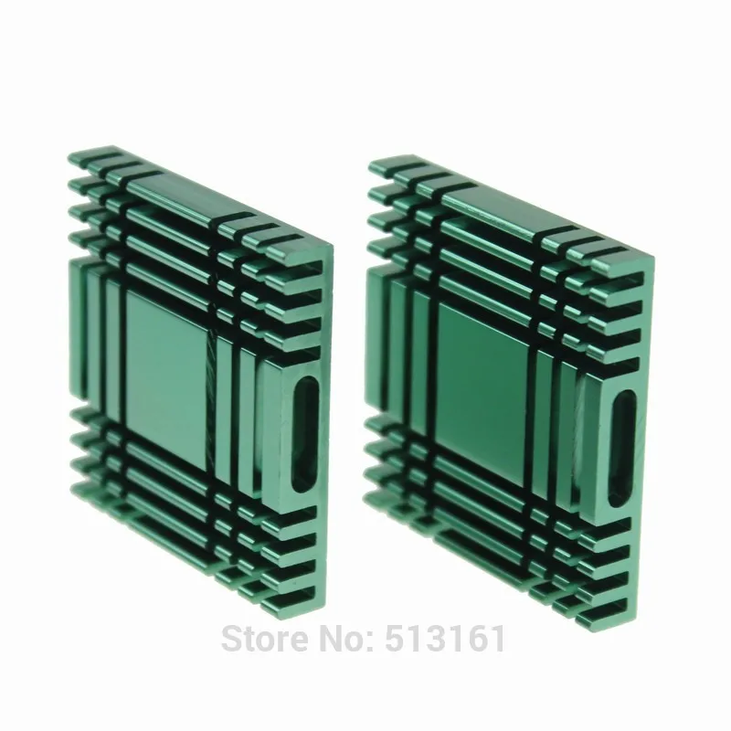 

30 Pieces 37x37x6mm Cooling Cooler Radiator Aluminum Heatsinks Heat Sink