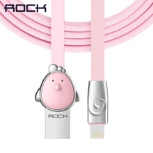 ROCK Chicken Zinc Alloy USB Charger Cable for iPhone 7/8/X