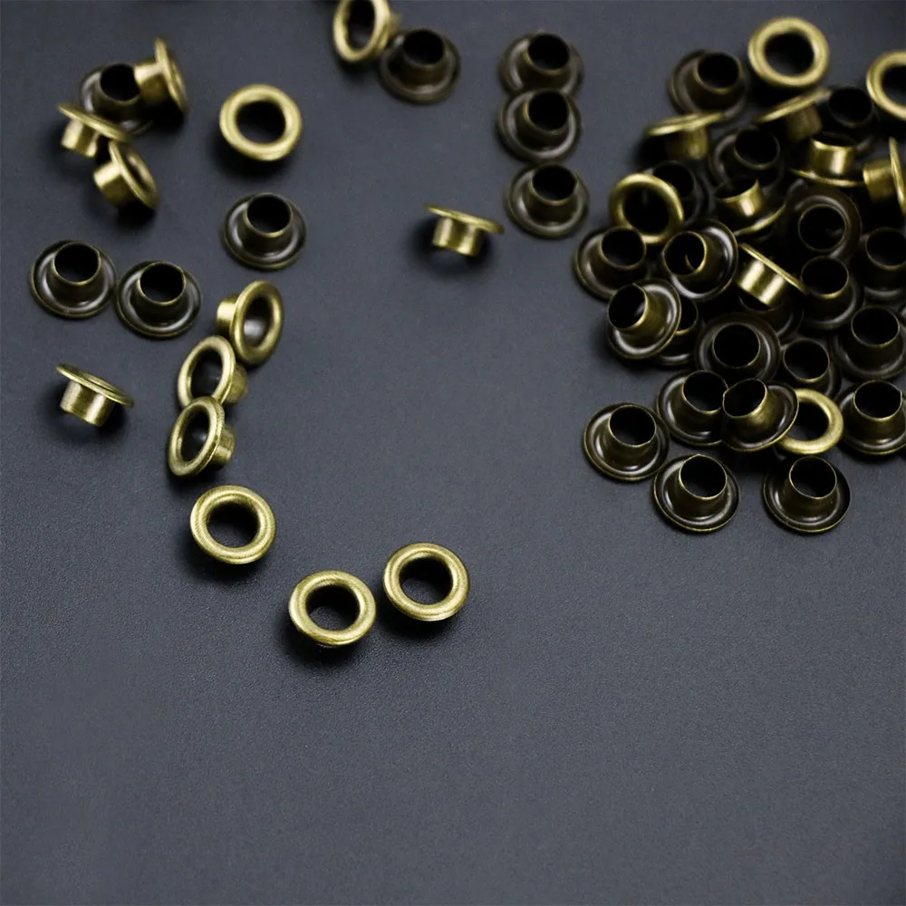 100pcs Antique Bronze Scrapbook Eyelets Inner 5mm Metal eyelets For