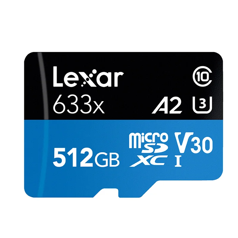 Lexar Micro sd card 512GB 95MB S High Performance 633x High speed car TF Flash Memory 3
