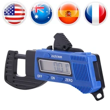 0-12 мм ЖК-дисплей Дисплей ручной Толщина тестер Толщина манометр цифровой мини покрытие автомобиля программное средство меры Толщина Ширина суппорт метр