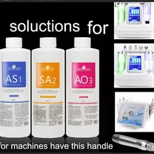 Аква пилинг жидкий кислородный аппарат для красоты лица эссенция AS1 AO3 SA2 растворы сыворотка 400 мл в бутылке