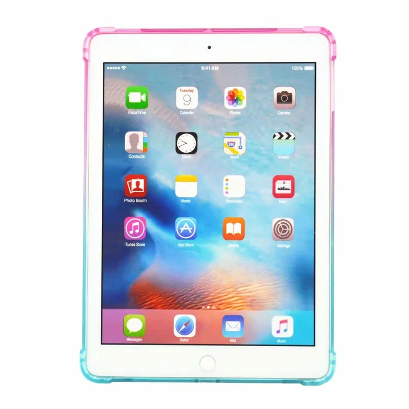 Мягкий ТПУ чехол для Apple iPad Pro ipad 5 6 Air2 9 7 'чехол силиконовый прозрачный тонкий