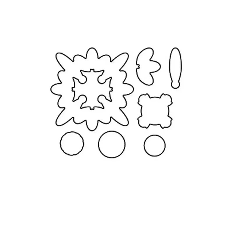 

Eastshape Flower Element Metal Cutting Dies for Craft Dies Scrapbooking Album Embossing Die Cut Card Making Decoration New 2019