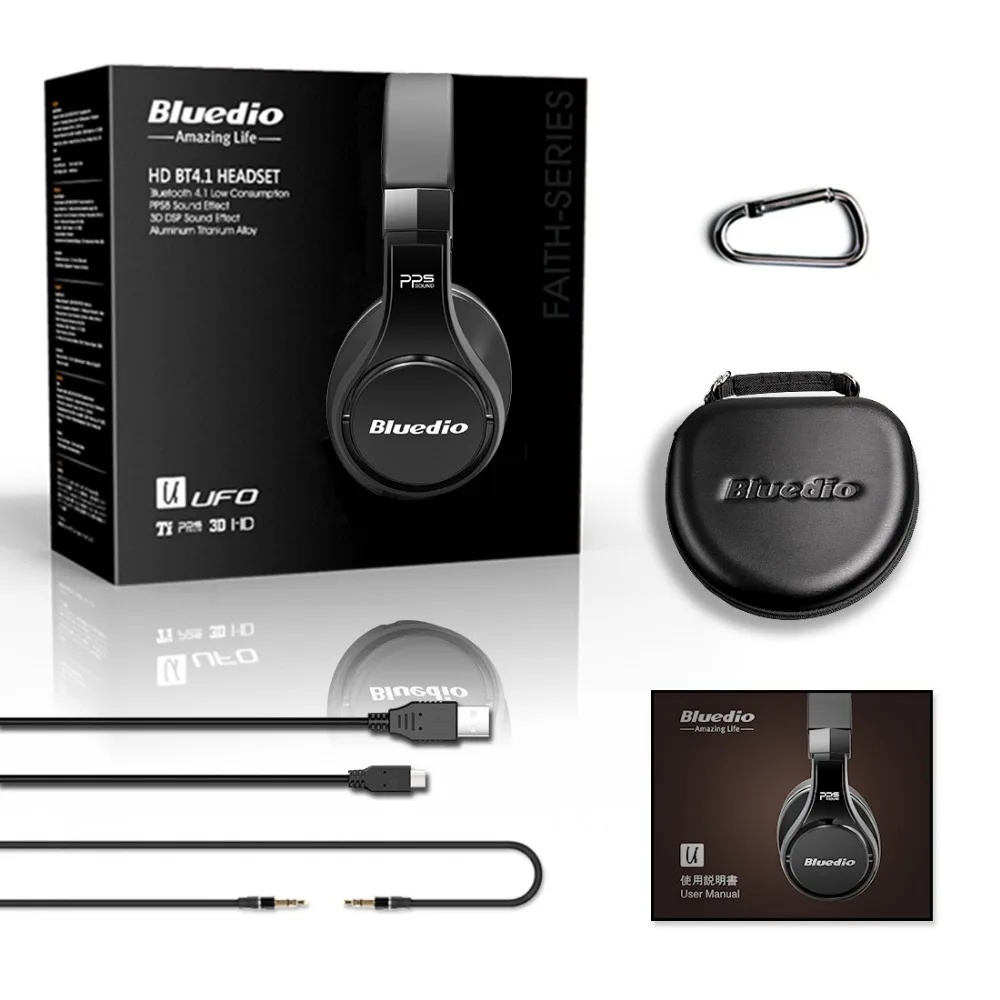 Bluedio UFO 3D бас Bluetooth гарнитура наушники беспроводные головная повязка с микрофоном