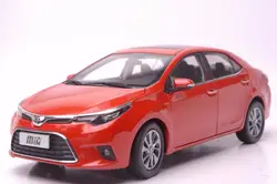 1:18 литья под давлением модели для Toyota Corolla levin 2014 оранжевый сплав игрушечный автомобиль миниатюрный коллекция подарки