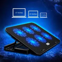ICE COOREL A9 кулер для ноутбука 2 USB 6 охлаждающий вентилятор 12-17 дюймов подставка для ноутбука