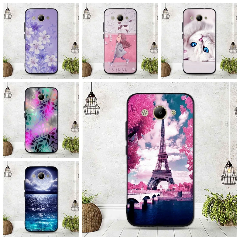 Для Funda Huawei Y3 2017 чехол CRO L22 L02 черные чехлы для телефонов Capa Y5 Lite Силиконовые задняя