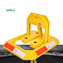 Восьмиугольник стальной парковочный блок автомобиля, парковочный барьер для автомобиля, ручной парковочный барьер столб